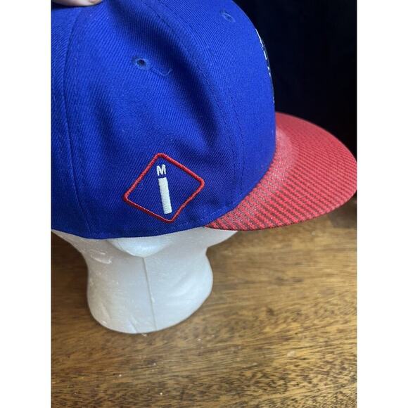 Detroit Pistons New Era‎ 9Fifty SnapBack Adjustable Hat Blue - Picture 4 of 6
